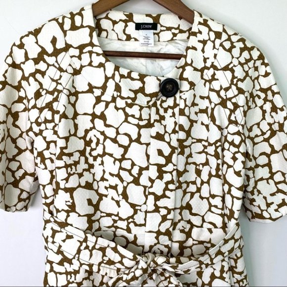 J. Crew Brown and White Patterned Blazer - Picture 4 of 9